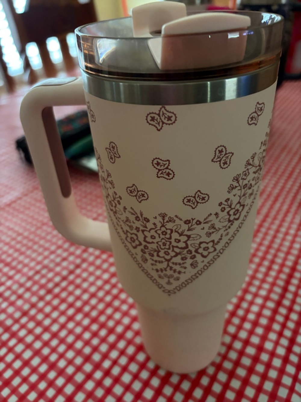 Stanley Conch Floral Paisley Pattern 40oz Tumbler - Picture 4 of 4
